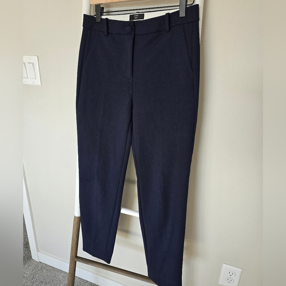 J. Crew 365 High Rise Cameron Navy Pants - Picture 4 of 6